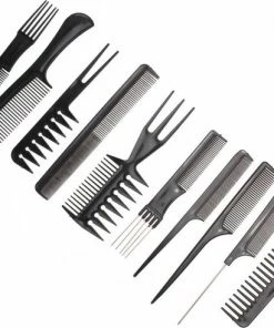 Groothandel 🧨 Merkloos Professionele Kammenset 10- Delig In Etui - Kapper's Kammen Set Set 😍 -L'Oréal Shop 550x491 2