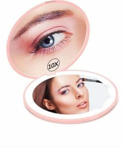 Goedkoopste 🔔 Fritzline© Make-up Spiegel | Compact | Tru-Daylight LED Verlichting | 10x Vergroting | Rond 🔔 -L'Oréal Shop 550x492 2