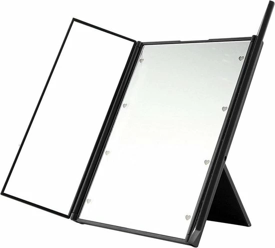 Aanbiedingen ❤️ Merkloos LED Make-up Spiegel Met Verlichting | 8 Led Lichtjes | Draagbake MakeUp Spiegel | Make Up Spiegel | Zwart ✔️ 5 Aanbiedingen ❤️ Merkloos LED Make-up Spiegel Met Verlichting | 8 Led Lichtjes | Draagbake MakeUp Spiegel | Make Up Spiegel | Zwart ✔️ - Afbeelding 3