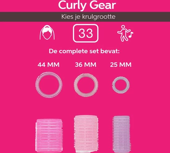 Korting ❤️ Vivefly Healthcare Curly Gear -Haarkrulset 32-delig - Haarrollers - Kleefrollers - Haarclip - Heatless Curls - Sinterklaas Cadeautjes - Kerstcadeau - Black Friday 👏 5 Korting ❤️ Vivefly Healthcare Curly Gear -Haarkrulset 32-delig - Haarrollers - Kleefrollers - Haarclip - Heatless Curls - Sinterklaas Cadeautjes - Kerstcadeau - Black Friday 👏 - Afbeelding 3