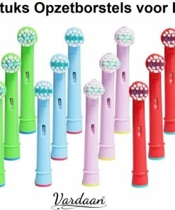 Uitgang 👍 EB-10A Opzetborstels Voor Kids - 12 Stuks Vardaan Opzetborstel Voor Elektrische Tandenborstels - Oral-B - Voor Kleine Tandjes - Zachte Borstelharen - Oral-B - Voor Elektrische Tandenborstel - Mondhygiëne - Junior - 12x 🧨
