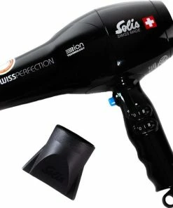 Flash-uitverkoop ❤️ Solis Swiss Perfection 440 Föhn - Haardroger Professional - Zwart 🌟 -L'Oréal Shop 550x499 1