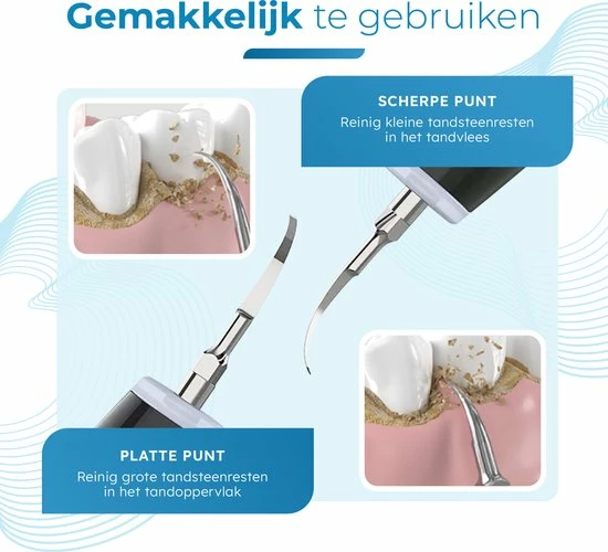 Goedkoopste π₯° V-Goods Premium Sonische Tandsteen Verwijderaar - 5 Standen - Inclusief Tandarts Set - 3 Opzetstukken - Tandplak π 7 Goedkoopste π₯° V-Goods Premium Sonische Tandsteen Verwijderaar - 5 Standen - Inclusief Tandarts Set - 3 Opzetstukken - Tandplak π - Afbeelding 5