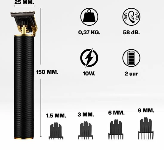 Beste deal π VRL Tondeuse – Trimmer Voor Mannen – Baard – Haartrimmer – Tondeuse Mannen Hoofdhaar – 0 Tot 9 Millimeter π 9 Beste deal π VRL Tondeuse – Trimmer Voor Mannen – Baard – Haartrimmer – Tondeuse Mannen Hoofdhaar – 0 Tot 9 Millimeter π - Afbeelding 7