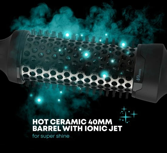 Nieuw 🤩 Revamp Progloss Keramische Warmteborstel - 40 Mm Krulborstel - 3 Meter Salonkabel - Fohnborstels ✔️ 7 Nieuw 🤩 Revamp Progloss Keramische Warmteborstel - 40 Mm Krulborstel - 3 Meter Salonkabel - Fohnborstels ✔️ - Afbeelding 5
