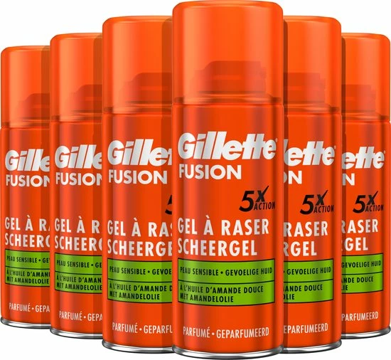 Groothandel π Gillette Fusion5 Ultra Sensitive Scheergel Mannen - 6x75ml Voordeelverpakking β 3 Groothandel π Gillette Fusion5 Ultra Sensitive Scheergel Mannen - 6x75ml Voordeelverpakking β