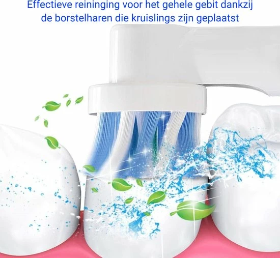 Aanbiedingen π Cless® - Cross Action - 12 Stuks - Geschikt Voor Opzetborstel Oral-B Braun π 5 Aanbiedingen π Cless® - Cross Action - 12 Stuks - Geschikt Voor Opzetborstel Oral-B Braun π - Afbeelding 3
