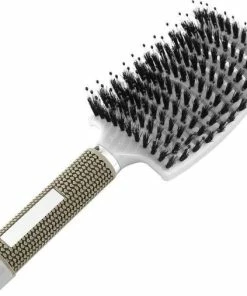 Kopen 🔔 Merkloos Ontwarren Anti Klit Haarborstel Vrouwen Wit Nat Kam Haar Borstel Professionele Haar Borstel Massage Kam Borstel Voor Haar Kapper Kappers Gereedschap 🔔