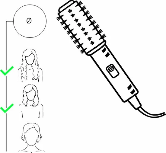 Nieuw 🤩 Revamp Progloss Keramische Warmteborstel - 40 Mm Krulborstel - 3 Meter Salonkabel - Fohnborstels ✔️ 5 Nieuw 🤩 Revamp Progloss Keramische Warmteborstel - 40 Mm Krulborstel - 3 Meter Salonkabel - Fohnborstels ✔️ - Afbeelding 3