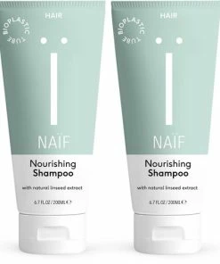 Uitgang ⭐ Naïf Voedende Shampoo - 2 X 200ml - Met Natuurlijke Ingrediënten 🎉