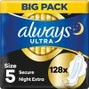Goedkoopste 🤩 Always Ultra Secure Night Met Vleugels - Voordeelverpakking 128 Stuks - Maandverband 😉 -L'Oréal Shop 550x508 5