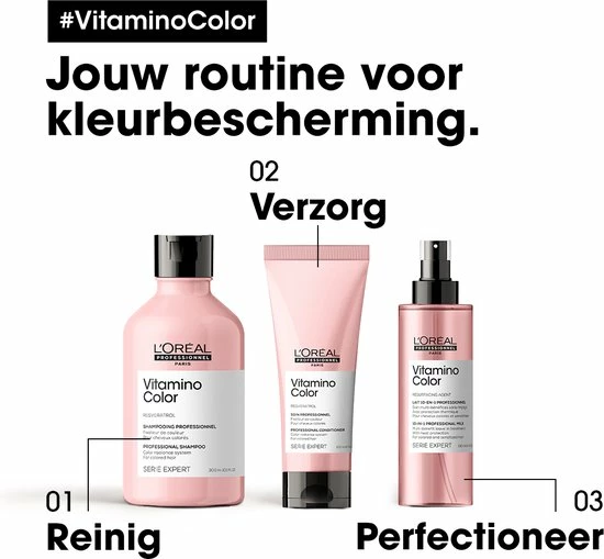 Beste Verkoop π L’Oréal Professionnel Vitamino Color Shampoo – Kleurbeschermende Shampoo Voor Gekleurd Haar – Serie Expert – 300 Ml π 5 Beste Verkoop π L’Oréal Professionnel Vitamino Color Shampoo – Kleurbeschermende Shampoo Voor Gekleurd Haar – Serie Expert – 300 Ml π - Afbeelding 3