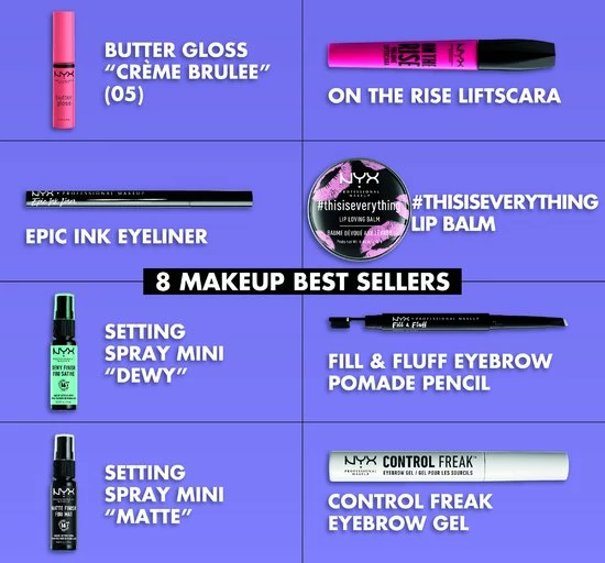 Beste recensies van π NYX Professional Makeup - Holidays 2022 - 24 Day Advent Kalender β 5 Beste recensies van π NYX Professional Makeup - Holidays 2022 - 24 Day Advent Kalender β - Afbeelding 3