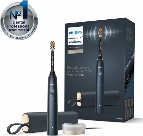 Goedkoopste 😀 Philips Sonicare Prestige 9900 HX9992/12 - Elektrische Tandenborstel Met SenseIQ - Donkerblauw 🛒 3 Goedkoopste 😀 Philips Sonicare Prestige 9900 HX9992/12 - Elektrische Tandenborstel Met SenseIQ - Donkerblauw 🛒