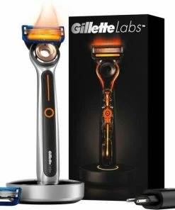 Groothandel 😉 Gillette Labs Heated Razor - Scheersysteem Voor Mannen - Inclusief 1 Scheermesje ✔️
