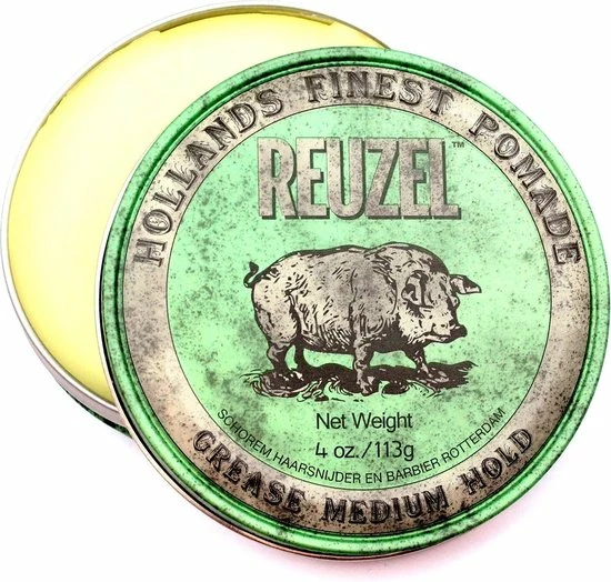 Korting β Reuzel Green Grease Medium Hold Haarwax - 113 Gram π― 6 Korting β Reuzel Green Grease Medium Hold Haarwax - 113 Gram π― - Afbeelding 4