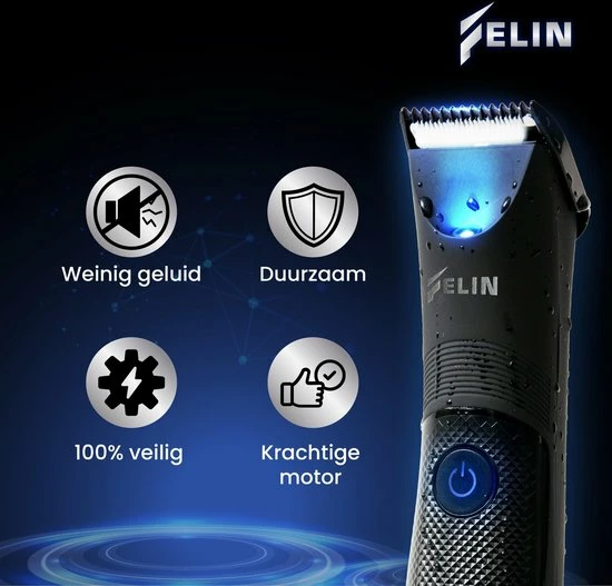 Kopen π Felin Bodygroomer Mannen - Trimmer - Bodytrimmer - Scheerapparaat - Waterdicht - Draadloos & Oplaadbaar - Geschikt Voor Hele Lichaam - Sinterklaas π 5 Kopen π Felin Bodygroomer Mannen - Trimmer - Bodytrimmer - Scheerapparaat - Waterdicht - Draadloos & Oplaadbaar - Geschikt Voor Hele Lichaam - Sinterklaas π - Afbeelding 3