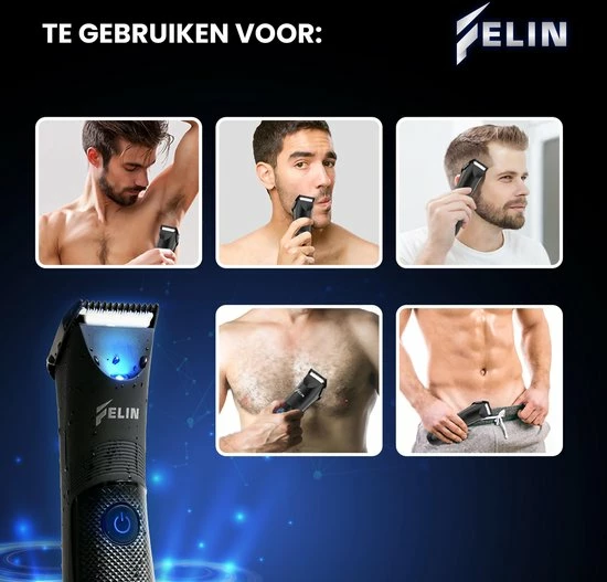 Kopen π Felin Bodygroomer Mannen - Trimmer - Bodytrimmer - Scheerapparaat - Waterdicht - Draadloos & Oplaadbaar - Geschikt Voor Hele Lichaam - Sinterklaas π 13 Kopen π Felin Bodygroomer Mannen - Trimmer - Bodytrimmer - Scheerapparaat - Waterdicht - Draadloos & Oplaadbaar - Geschikt Voor Hele Lichaam - Sinterklaas π - Afbeelding 11