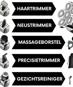 Flash-uitverkoop 🔔 Sansbeauté 6-in-1 Scheerapparaat Mannen – Trimmer - Nat & Droog - Face Head & Hair Shaver – Hoofd Kaal Scheren - Opzetstukken - Draadloos - Skull Edition - Gratis E-Book ⭐ -L'Oréal Shop 550x530 3