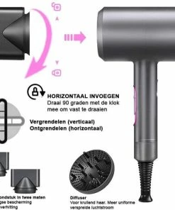 Goedkoop 🧨 Merkloos Professionele Föhn Met Diffuser - Föhn - Ionische Haardroger Elektrisch - Haarföhn - Krullen 💯 -L'Oréal Shop 550x531 8