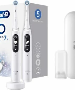 Aanbiedingen ⌛ Oral B Oral-B IO 7n - Elektrische Tandenborstels Duoverpakking - Wit ✨