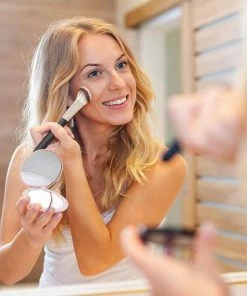 Goedkoopste 🔔 Fritzline© Make-up Spiegel | Compact | Tru-Daylight LED Verlichting | 10x Vergroting | Rond 🔔 -L'Oréal Shop 550x533 8