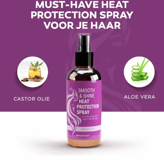 Beste Pirce π Neatly Hair Heat Protection Spray - Haarstyling - Beschermende Föhn Spray, Heat Protectant Voor Het Stijlen Met Stijltangen π 6 Beste Pirce π Neatly Hair Heat Protection Spray - Haarstyling - Beschermende Föhn Spray, Heat Protectant Voor Het Stijlen Met Stijltangen π - Afbeelding 4