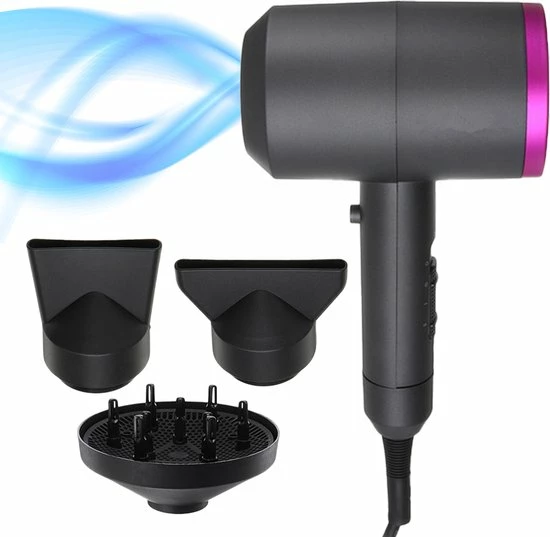 Gloednieuw π QLAY® Föhn Met Diffuser Voor Perfecte Krullen - Ionische Haardroger - Hair Dryer - Haarföhn - Fohnborstel π 3 Gloednieuw π QLAY® Föhn Met Diffuser Voor Perfecte Krullen - Ionische Haardroger - Hair Dryer - Haarföhn - Fohnborstel π