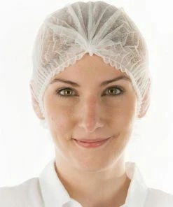 Groothandel ✨ Hygonorm Wegwerp Haarnetje Clip Cap Wit Per 100 Stuks - Haarnetjes 🌟