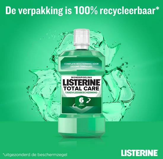 Hete verkoop π LISTERINE Total Care Tandvleesbescherming: Mondspoeling Voor Complete Bescherming Voor Gezond Tandvlees Met 6-in-1 Effect - Met Essentiële Oliën, Fluoride En Zinkformule, 3 X 500 Ml 𧨠9 Hete verkoop π LISTERINE Total Care Tandvleesbescherming: Mondspoeling Voor Complete Bescherming Voor Gezond Tandvlees Met 6-in-1 Effect - Met Essentiële Oliën, Fluoride En Zinkformule, 3 X 500 Ml 𧨠- Afbeelding 7