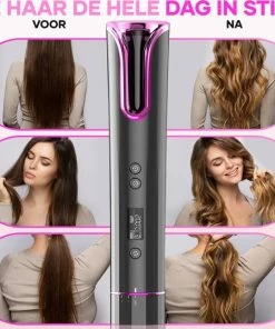 Nieuw 😀 MoreWomen® Automatische Krultang - Draadloze Krultang - 150°C-200°C - Oplaadbaar & Met Opzetstukken 👍 -L'Oréal Shop 550x539 15