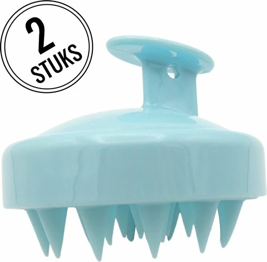 Gloednieuw β Elency Scalp Massager – Haarborstel – Scrub – Anti Roos – Massage Borstel – Exfoliëren – Hoofdmassage – Haargroei – Hair Brush – Gezond Haar – Reinigt Hoofdhuid – Set Van 2 Stuks – Turquoise π 3 Gloednieuw β Elency Scalp Massager – Haarborstel – Scrub – Anti Roos – Massage Borstel – Exfoliëren – Hoofdmassage – Haargroei – Hair Brush – Gezond Haar – Reinigt Hoofdhuid – Set Van 2 Stuks – Turquoise π