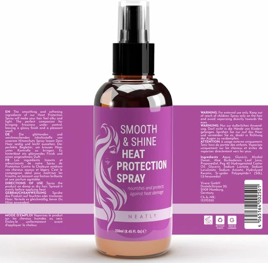 Beste Pirce π Neatly Hair Heat Protection Spray - Haarstyling - Beschermende Föhn Spray, Heat Protectant Voor Het Stijlen Met Stijltangen π 10 Beste Pirce π Neatly Hair Heat Protection Spray - Haarstyling - Beschermende Föhn Spray, Heat Protectant Voor Het Stijlen Met Stijltangen π - Afbeelding 8