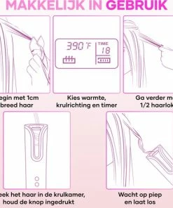 Nieuw 😀 MoreWomen® Automatische Krultang - Draadloze Krultang - 150°C-200°C - Oplaadbaar & Met Opzetstukken 👍 -L'Oréal Shop 550x540 14