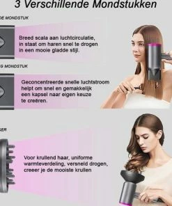 Goedkoop 🧨 Merkloos Professionele Föhn Met Diffuser - Föhn - Ionische Haardroger Elektrisch - Haarföhn - Krullen 💯 -L'Oréal Shop 550x540 15