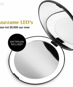 Beste Pirce 🤩 Melodii Compact Make-up Spiegel Met Tru-Daylight Verlichting - 10x Vergroting ⭐ 10 Beste Pirce 🤩 Melodii Compact Make-up Spiegel Met Tru-Daylight Verlichting - 10x Vergroting ⭐ -L'Oréal Shop 550x541