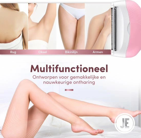 Kopen 👏 J.E® J.E Ladyshave Voor Vrouwen - Ontharings Trimmer - Haarverwijderaar - 4 In 1 ❤️ 10 Kopen 👏 J.E® J.E Ladyshave Voor Vrouwen - Ontharings Trimmer - Haarverwijderaar - 4 In 1 ❤️ - Afbeelding 8