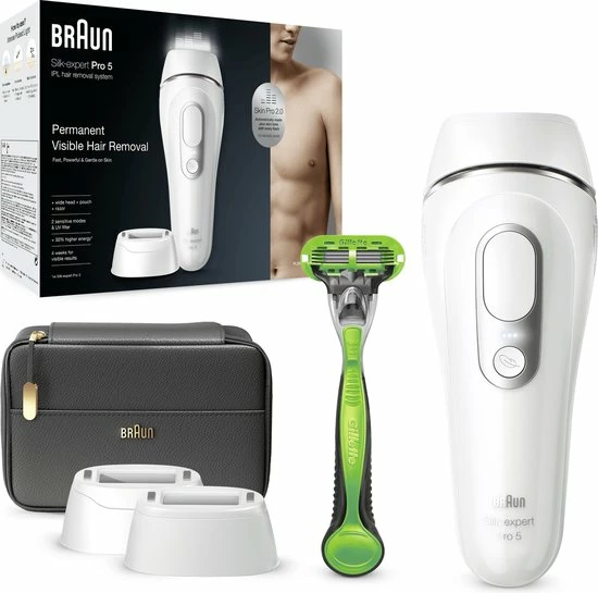 Promo 🤩 Braun Silk·Expert Pro 5 PL5145 - IPL Ontharingsapparaat - Voor Mannen 🤩 3 Promo 🤩 Braun Silk·Expert Pro 5 PL5145 - IPL Ontharingsapparaat - Voor Mannen 🤩