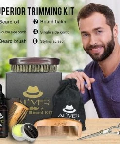Hete verkoop 🎁 Aliver Beardkit Aliver Baardverzorging Set Incl. Baardolie, Baardbalsem, Baardkam, Baardschaar, Baardborstel - Luxe Baardset / 100% Natuurlijk - Geschenkset Voor Mannen 😉 -L'Oréal Shop 550x545 23