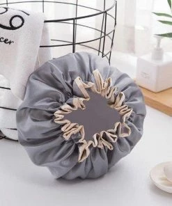 Top 10 😀 Merkloos Grijze Douchemuts Dames / Volwassenen / Meiden - Luxe Douchemuts - Shower Cap (Vagabond Model) 🌟