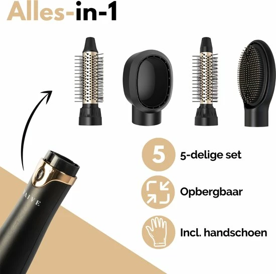 Kopen π VAIVE Fohnborstel Met 5 Opzetstukken - Fohn En Krulborstel - Krulborstel/Fohnborstel - Ronde Borstel - Stijlborstel βοΈ 9 Kopen π VAIVE Fohnborstel Met 5 Opzetstukken - Fohn En Krulborstel - Krulborstel/Fohnborstel - Ronde Borstel - Stijlborstel βοΈ - Afbeelding 7