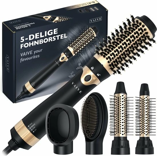 Kopen π VAIVE Fohnborstel Met 5 Opzetstukken - Fohn En Krulborstel - Krulborstel/Fohnborstel - Ronde Borstel - Stijlborstel βοΈ 10 Kopen π VAIVE Fohnborstel Met 5 Opzetstukken - Fohn En Krulborstel - Krulborstel/Fohnborstel - Ronde Borstel - Stijlborstel βοΈ - Afbeelding 8