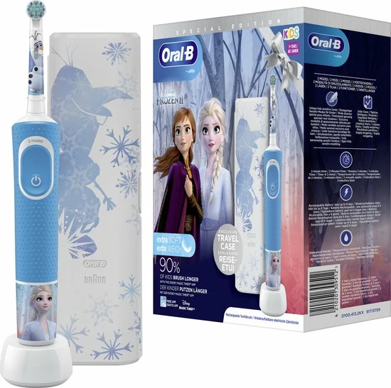 Promo π Oral B Oral-B Kids Frozen 2 - Elektrische Tandenborstel - Powered By Braun - 1 Handvat En 1 Opzetborstel π 13 Promo π Oral B Oral-B Kids Frozen 2 - Elektrische Tandenborstel - Powered By Braun - 1 Handvat En 1 Opzetborstel π - Afbeelding 11