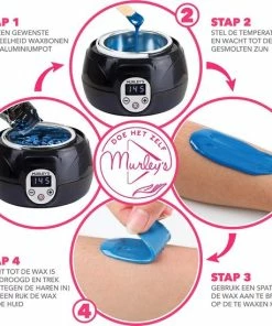 Goedkoop ⌛ MURLEY'S Wax Apparaat Ontharing Set 1000 Gram Waxbonen, Pre En Afterspray En 50 Houten Spatels Voor Lichaam En Gezicht. ⌛ -L'Oréal Shop 550x549 121