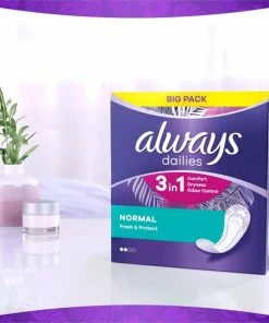 Groothandel 😀 Always Dailies Normal Fresh & Protect Inlegkruisjes - 4 X 56 Stuks ❤️ -L'Oréal Shop 550x549 29