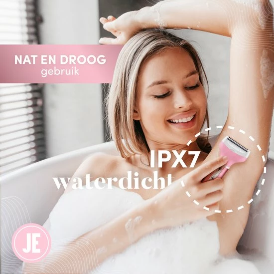 Kopen 👏 J.E® J.E Ladyshave Voor Vrouwen - Ontharings Trimmer - Haarverwijderaar - 4 In 1 ❤️ 4 Kopen 👏 J.E® J.E Ladyshave Voor Vrouwen - Ontharings Trimmer - Haarverwijderaar - 4 In 1 ❤️ - Afbeelding 2