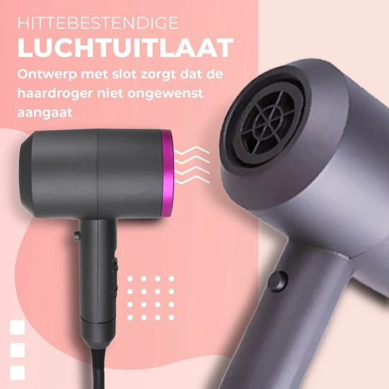 Gloednieuw π QLAY® Föhn Met Diffuser Voor Perfecte Krullen - Ionische Haardroger - Hair Dryer - Haarföhn - Fohnborstel π 8 Gloednieuw π QLAY® Föhn Met Diffuser Voor Perfecte Krullen - Ionische Haardroger - Hair Dryer - Haarföhn - Fohnborstel π - Afbeelding 6