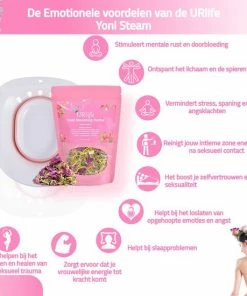 Nieuw 🌟 URlife® - Vaginale Stoombad- Helpt Tegen Schimmelinfecties, Geur En Meer- Vaginale Gezondheid- Vaginale Verzorging + Reiniging- Vagina Douche / Bad 🎉 -L'Oréal Shop 550x550 1026