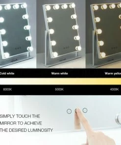 Uitgang π Bright Beauty Vanity Make Up Spiegel Met Verlichting - Wit - Dimbaar Met Drie Lichtstanden β 10 Uitgang π Bright Beauty Vanity Make Up Spiegel Met Verlichting - Wit - Dimbaar Met Drie Lichtstanden β -L'OrΓ©al Shop 550x550 1030