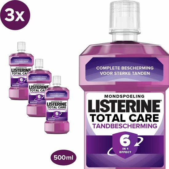 Top 10 π Listerine Total Care Teeth Protection Mondspoeling 500 Ml - Pack Of 3 π 3 Top 10 π Listerine Total Care Teeth Protection Mondspoeling 500 Ml - Pack Of 3 π